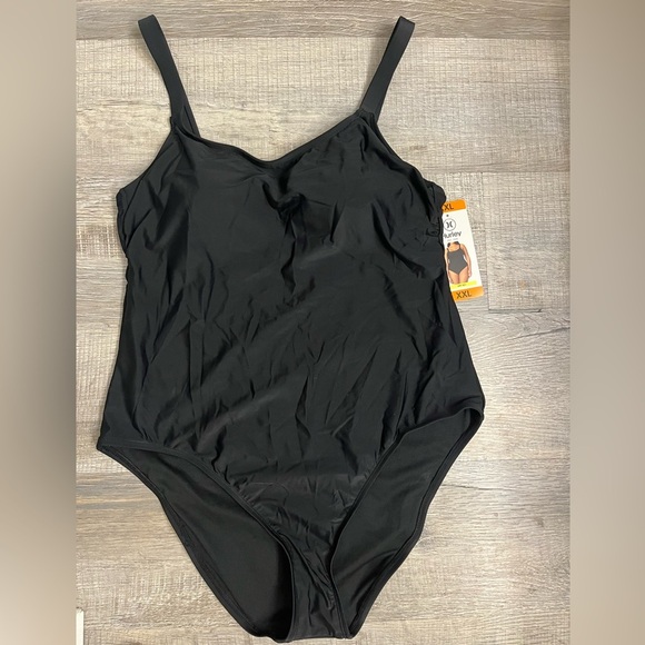 Hurley NWT Black One Piece Swimsuit Sleek Design, Women’s Sz XXL - Picture 8 of 13